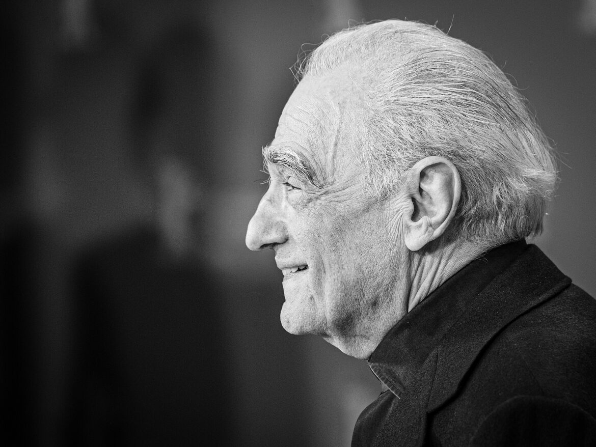 Martin Scorsese, regista statunitense, in un ritratto.